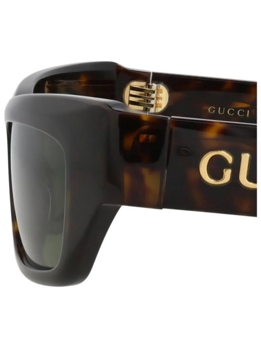 New Gucci Mens Cat Eye Havana Havana Green Fashion Designer Sunglasses
